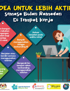 Idea Untuk Lebih Aktif Semasa Bulan Ramadan Di Tempat Kerja